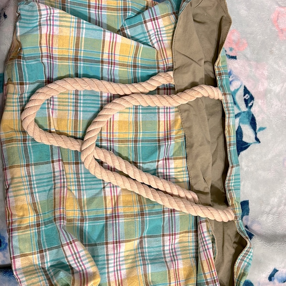 STONZ reversible beach tote bag
